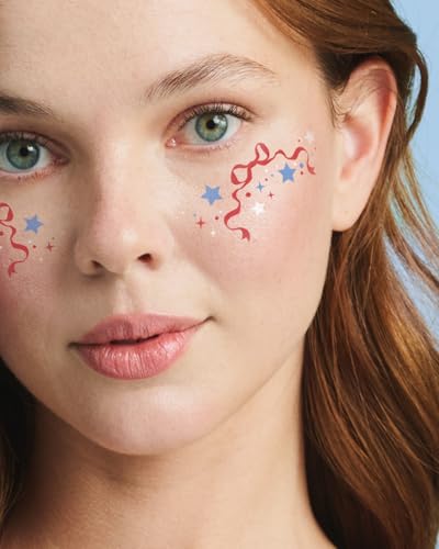 Fourth of July Freckle Tattoos - 16 Patriotic Temporary Tattoos