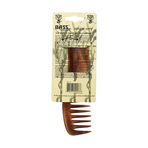 Bass Fine Ladies Wide Tooth Comb for Gentle Detangling