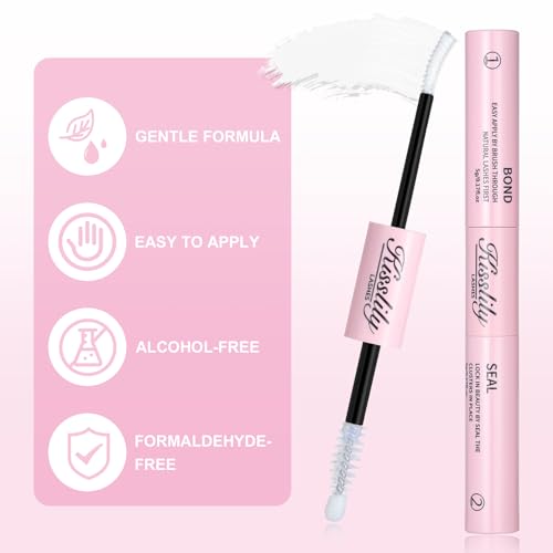 Kisslily Waterproof Lash Cluster Glue - Long Lasting Bond & Seal