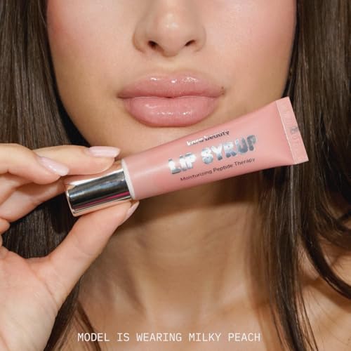 Kara Beauty Lip Syrup Peptide Therapy Hydrating Gloss - Mauve Berry