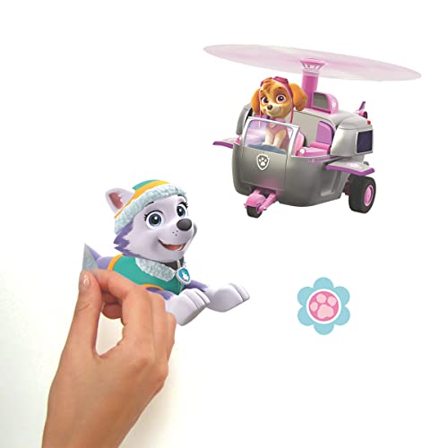 RoomMates Paw Patrol Girl Pups Wall Decals - 30 Peel and Stick Stickers