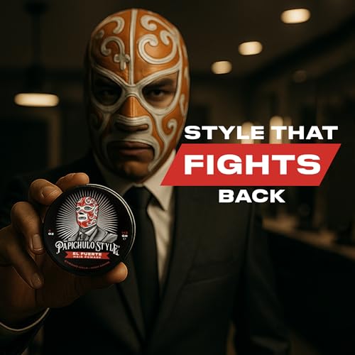 Papichulo Style Deluxe Pomade El Fuerte - Strong Hold, High Shine, 4 oz