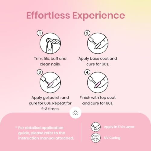 Beetles Pearl Gel Nail Polish Set – 6 Shimmer Colors for DIY Nail Art