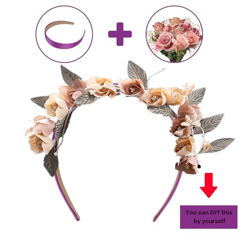 Ondder 16 Pack Purple Satin Headbands for Women & Girls Non-Slip Hair Accessories - Red Variation