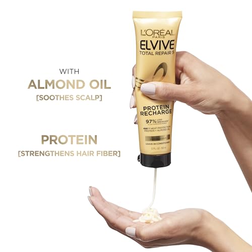 L'Oreal Paris Elvive Total Repair 5 Leave-In Conditioner Treatment, 5.1 oz (Pack of 2)