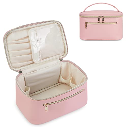 Wandering Nature Travel Makeup Bag - Eco-Friendly Vegan Leather Organizer