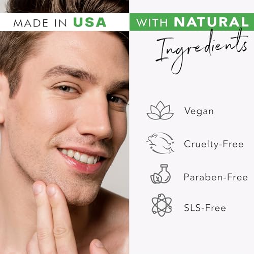 Beauty by Earth Facial Scrub Exfoliator, Organic Face Wash for Sensitive Skin