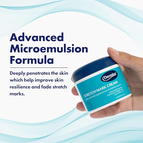 Dermisa Stretch Mark and Scar Cream with Cocoa Butter - 4 Oz