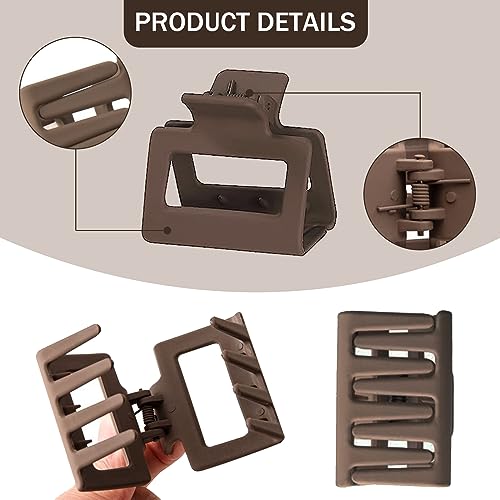 Seapaw 6-Pack Medium Claw Clips for Thin to Medium Hair - 2 Inch