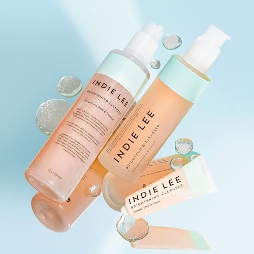 Indie Lee Brightening Facial Gel Cleanser - Vegan Hydrating Face Wash (30ml)