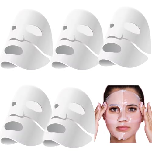 Mayan's Secret Deep Collagen Anti-Wrinkle Face Mask – Hydrating Hydrogel Sheets, 5 Pack