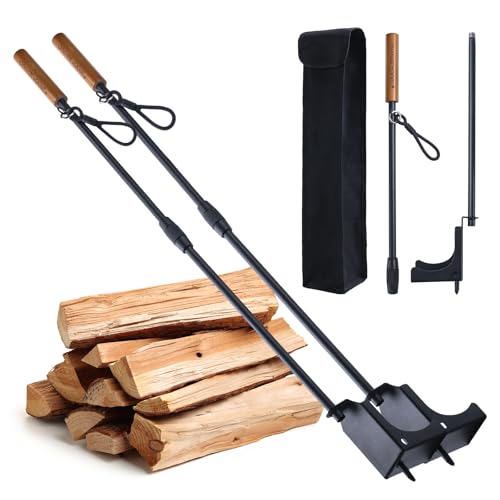 CHANGE MOORE 35.2" Portable Fire Pit Poker & Blow Stick Set