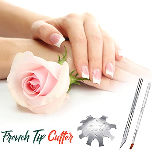 Acrylic Nail Tool Kit - French Tip Cutter & Brush Set