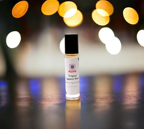 RIZMA Egyptian Musk Body Oil Uncut Alcohol-Free Perfume 10ml Roll-On