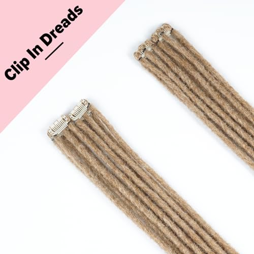 Kyriena 24-Inch Synthetic Clip-In Dreadlock Extensions - 4 Piece Set