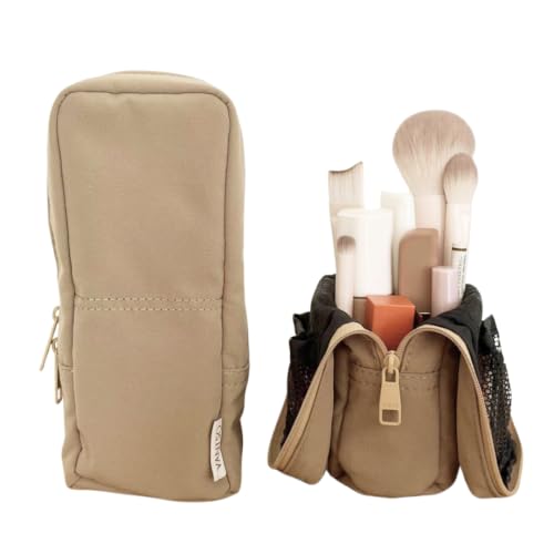 Mini Standing Makeup Bag - Travel Cosmetic Organizer Pouch