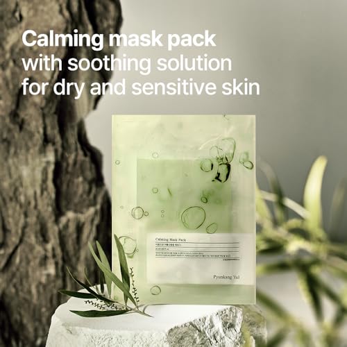 Pyunkang Yul Ceramide Calming Mask Pack - 10 PCS for Sensitive Skin