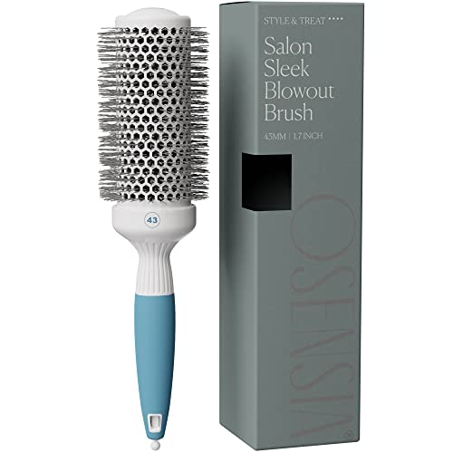 Osensia Medium Round Hair Brush - Ceramic Ion Infused Blow Dry Brush 43mm