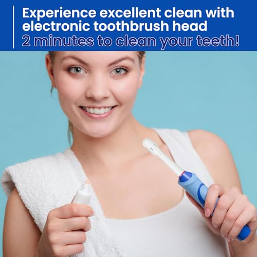 Ronsit 16-Pack Toothbrush Heads Compatible with Oral B - Dual Clean Design