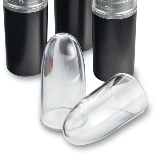 BY ALEGORY Clear Lipstick Caps for MAC - 12 Count Replacement