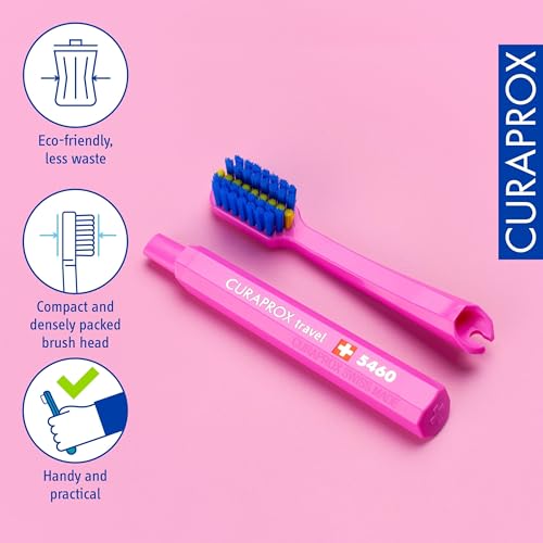 Curaprox CS 5460 Ortho Pink Toothbrush Heads - 2-Pack Refill