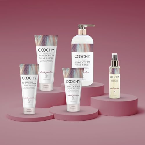 Coochy Rash-Free Shaving Cream - Moisturizing Lotion for Sensitive Skin, 7.2oz