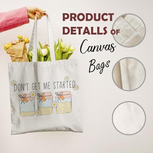 Funny Sourdough Baking Tote Bag - Reusable Canvas Grocery Bag