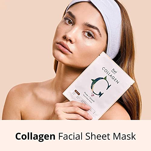Rael Collagen Facial Masks - Hydrating & Soothing Skincare