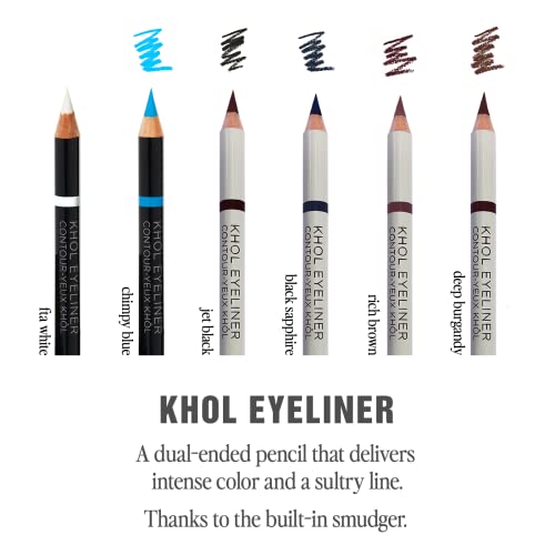 Jillian Dempsey Waterproof Khôl Eyeliner Pencil - Rich Brown, Smudger, Long-Lasting