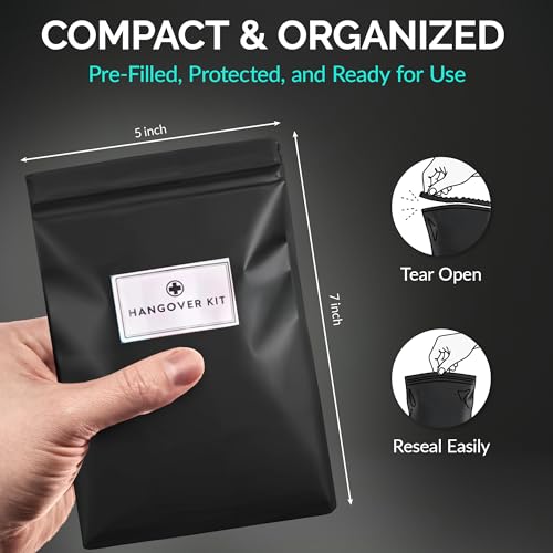 Men's Hangover Recovery Kit - 9 Piece Party Essentials