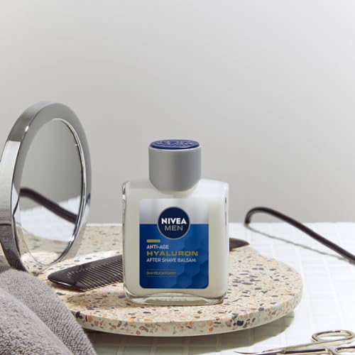 Nivea Men Anti-Age Hyaluronic After Shave Balm 100ml - Soothes & Moisturizes Skin