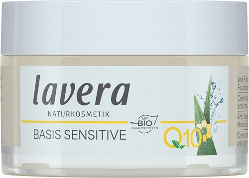 lavera Basis Sensitive Anti-Wrinkle Moisturizing Cream with Q10 & Aloe Vera
