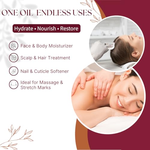 ISLA & FONTANE Jojoba Oil 500ml – 100% Pure & Natural Moisturizer