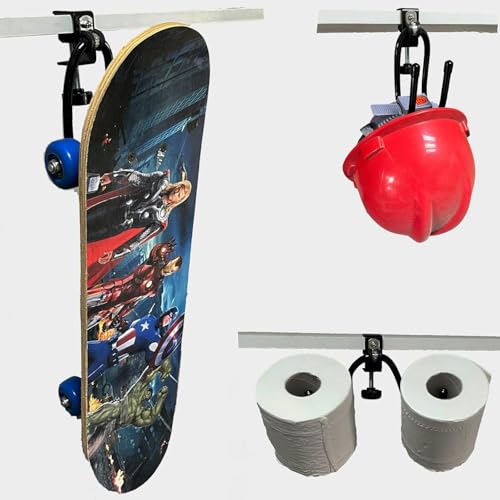 AUXPhome Portable Desk Mount Hooks - 2 Pack Heavy-Duty Hangers