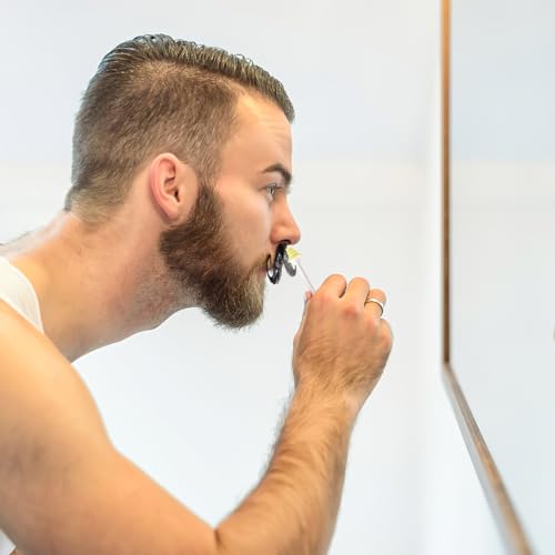 FOMIYES Self-Adhesive Beard Protector Stickers for Nose Waxing, 50 Pieces