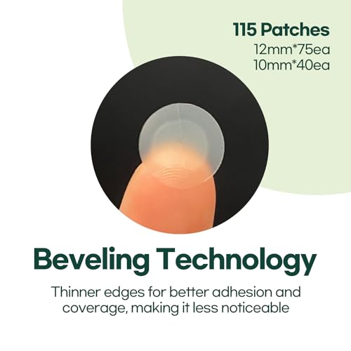 Petitfee Centella Acne Spot Patches - 115 Count, Hydrocolloid & Tea Tree Oil