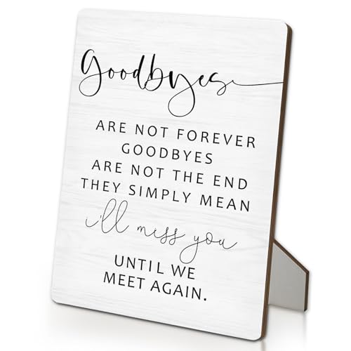 In Loving Memory Wooden Stand Sign - 5x7 Inch Memorial Decor