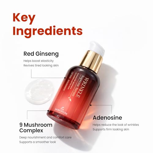 The Skin House Wrinkle Supreme Serum with Red Ginseng & Mushroom, 1.69 fl.oz