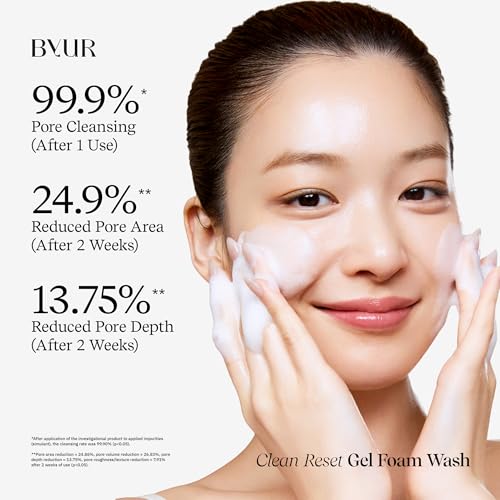 ByUR Gentle Foam Cleanser - Daily Hydrating Facial Wash with Exfoliating Perlite (4.2 oz)