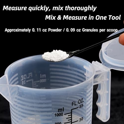 35oz Measuring Cups - BPA-Free Plastic for Kitchen & Garden