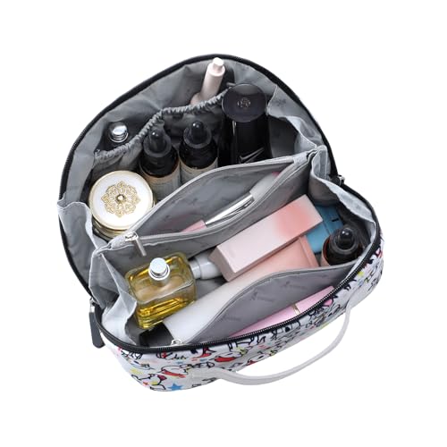 tokidoki Unicorno Large Capacity Makeup Bag - Colorful Beige