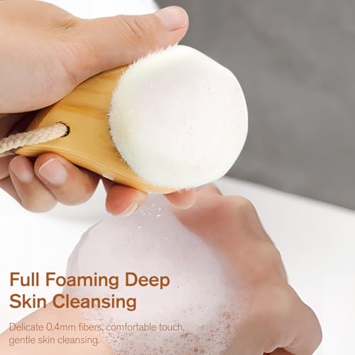 Soft Bristle Facial Cleansing Brush for Deep Pore Cleaning