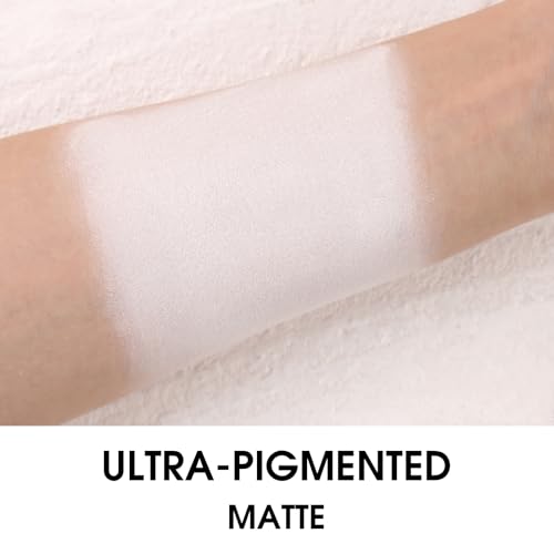 UCANBE White Single Eyeshadow Palette - 22 Highly Pigmented Shades