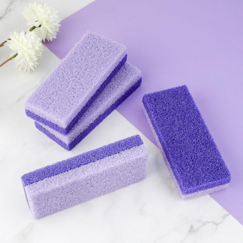 4 Pcs Premium Pumice Stone Set for Callus Removal and Foot Scrubbing