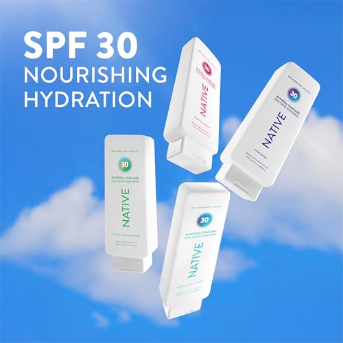 Native Mineral Sunscreen Lotion SPF 30 – Pear & Coconut Water, 7 oz