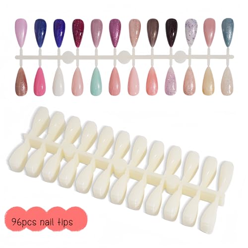 Acrylic Nail Polish Color Display Board for Salon and Nail Art Practice