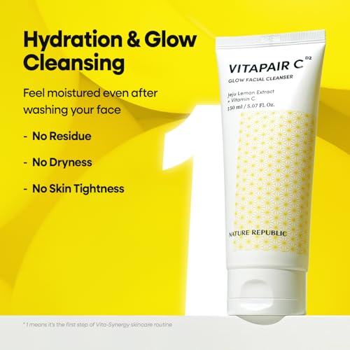 Nature Republic Vitapair C Glow Facial Cleanser - Citrus 150ml