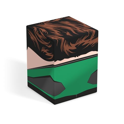 Ultimate Guard Squaroes Boulder 100+ Deck Box - Green Lantern