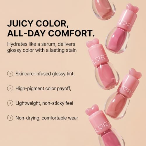 Peptide Infused Lip Gloss with Glassy Finish - Hydrating & Volumizing Lip Tint