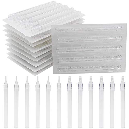 Autdor 100PCS Disposable Tattoo Tips Tubes - Mixed Assorted Sizes